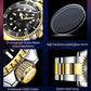 Waterproof Mechanical Watch for Men with Luminous Dial