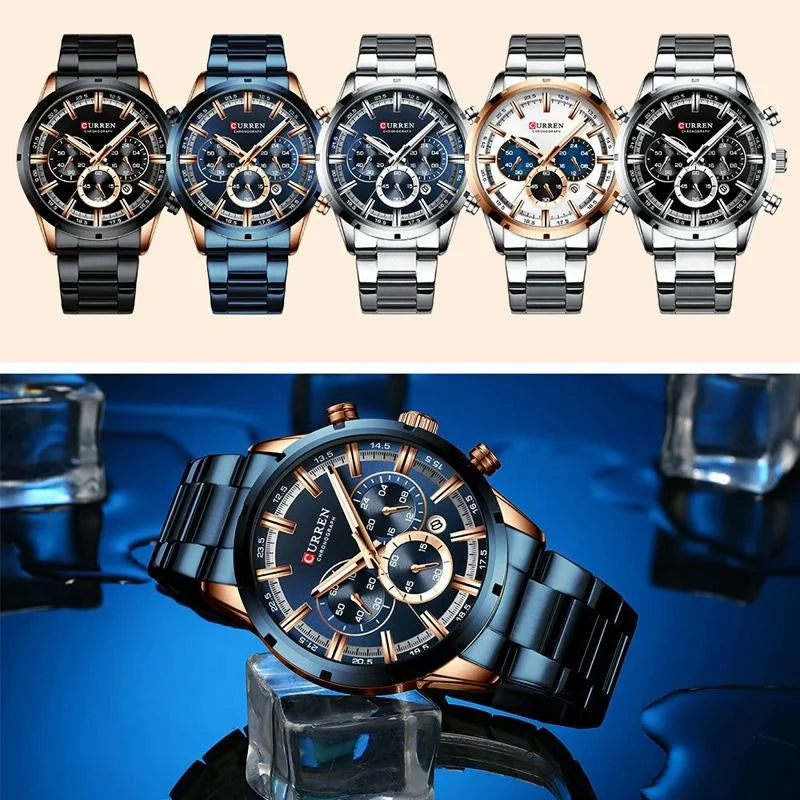 Waterproof Men Business Watch with Quartz Movement