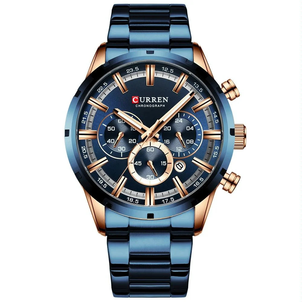 Waterproof Men Business Watch with Quartz Movement