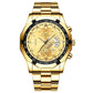 Waterproof Men Calendar Watch - Full Gold Gold Surface