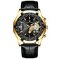 Waterproof Men Calendar Watch - Full Gold Gold Surface