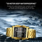 Waterproof Men Led Quartz Watch - Multifunctional Luminous
