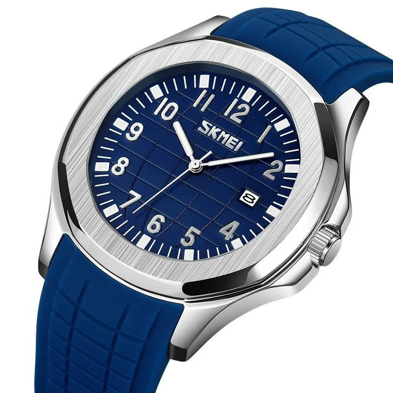 Waterproof Men Multifunctional Outdoor Watch - Black Belt