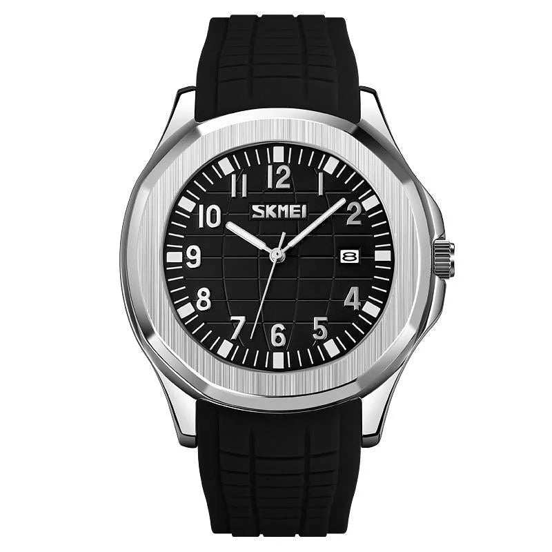 Waterproof Men Multifunctional Outdoor Watch - Black Belt