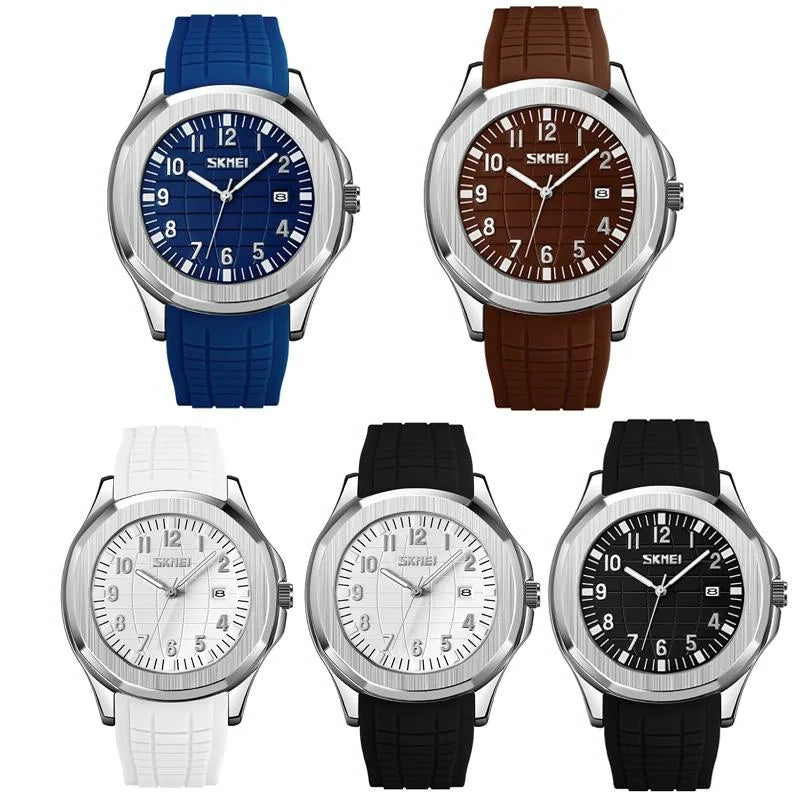 Waterproof Men Multifunctional Outdoor Watch - Black Belt