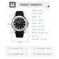 Waterproof Men Multifunctional Outdoor Watch - White
