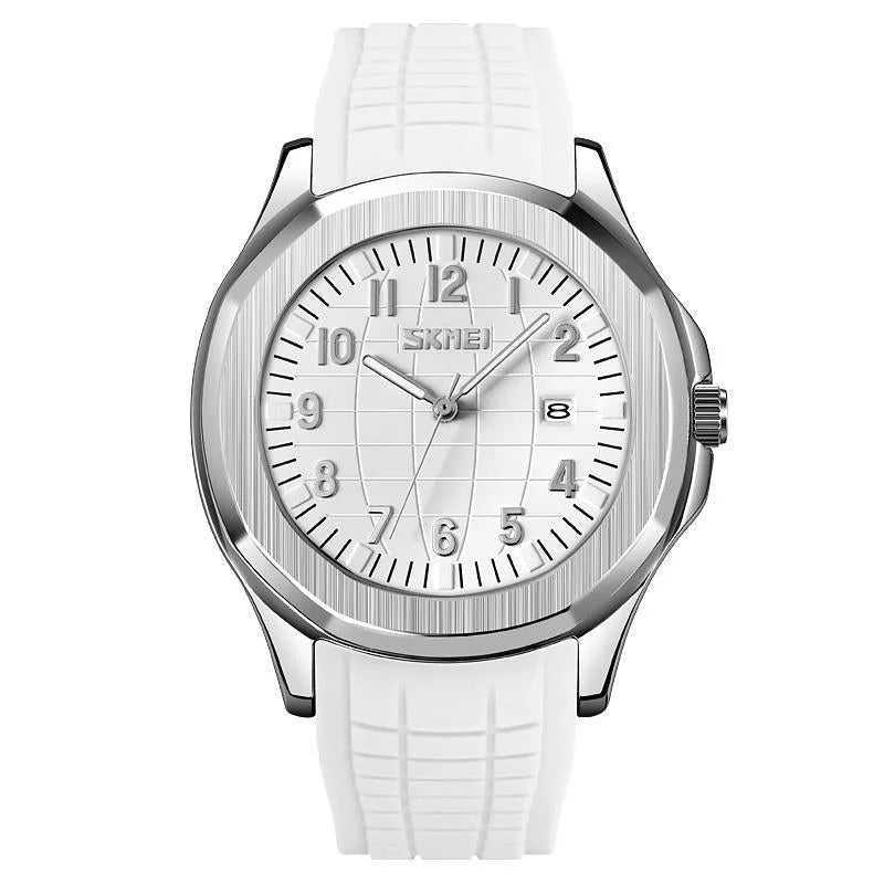 Waterproof Men Multifunctional Outdoor Watch - White