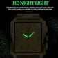 Waterproof Men Quartz Watch - Rectangular Outdoor Design