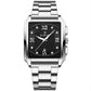 Waterproof Men Quartz Watch - Rectangular Outdoor Design