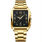 Waterproof Men Quartz Watch - Rectangular Outdoor Design