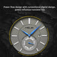 Waterproof Men Quartz Watch with Night Light - H9009b-g