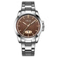 Waterproof Men Quartz Watch with Stainless Steel Band