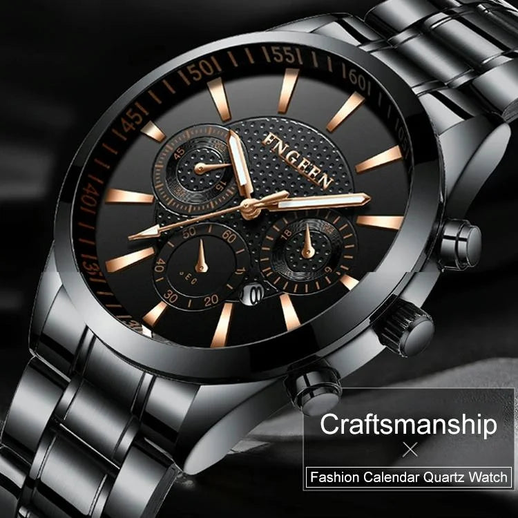 Waterproof Men Watch with Luminous Six-needle Design