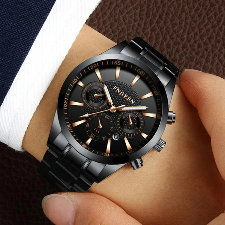 Waterproof Men Watch with Luminous Six-needle Design