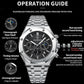 Waterproof Multifunctional Business Watch - Luminous Quartz