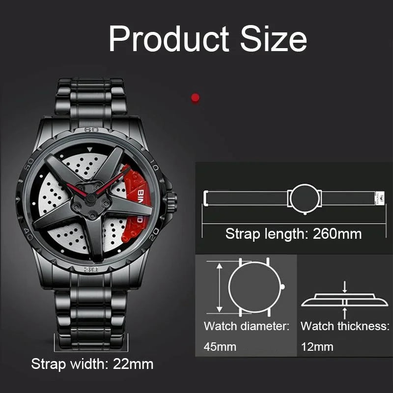Waterproof Multifunctional Men Watch with Durable Dial
