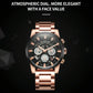 Waterproof Multifunctional Men Watch with Quartz Movement