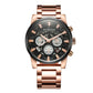 Waterproof Multifunctional Men Watch with Quartz Movement