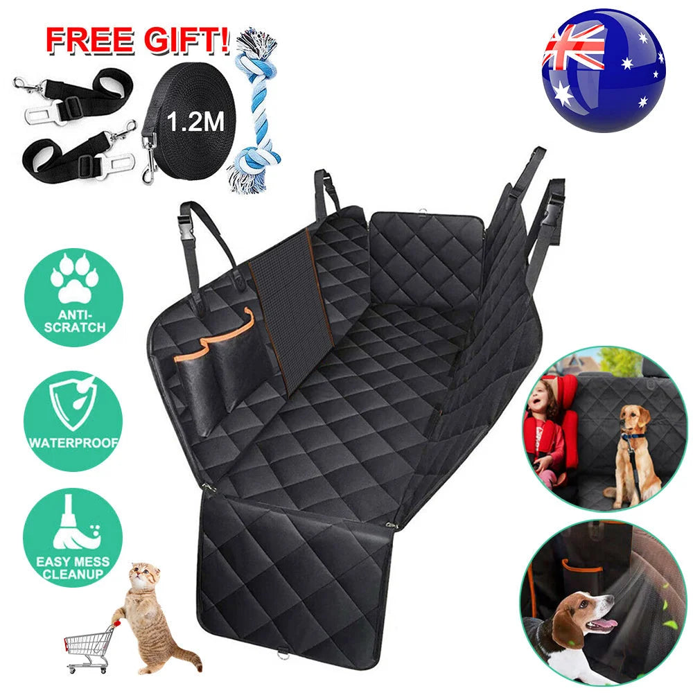 Waterproof Pet Car Mat Hammock Nonslip Back Protector