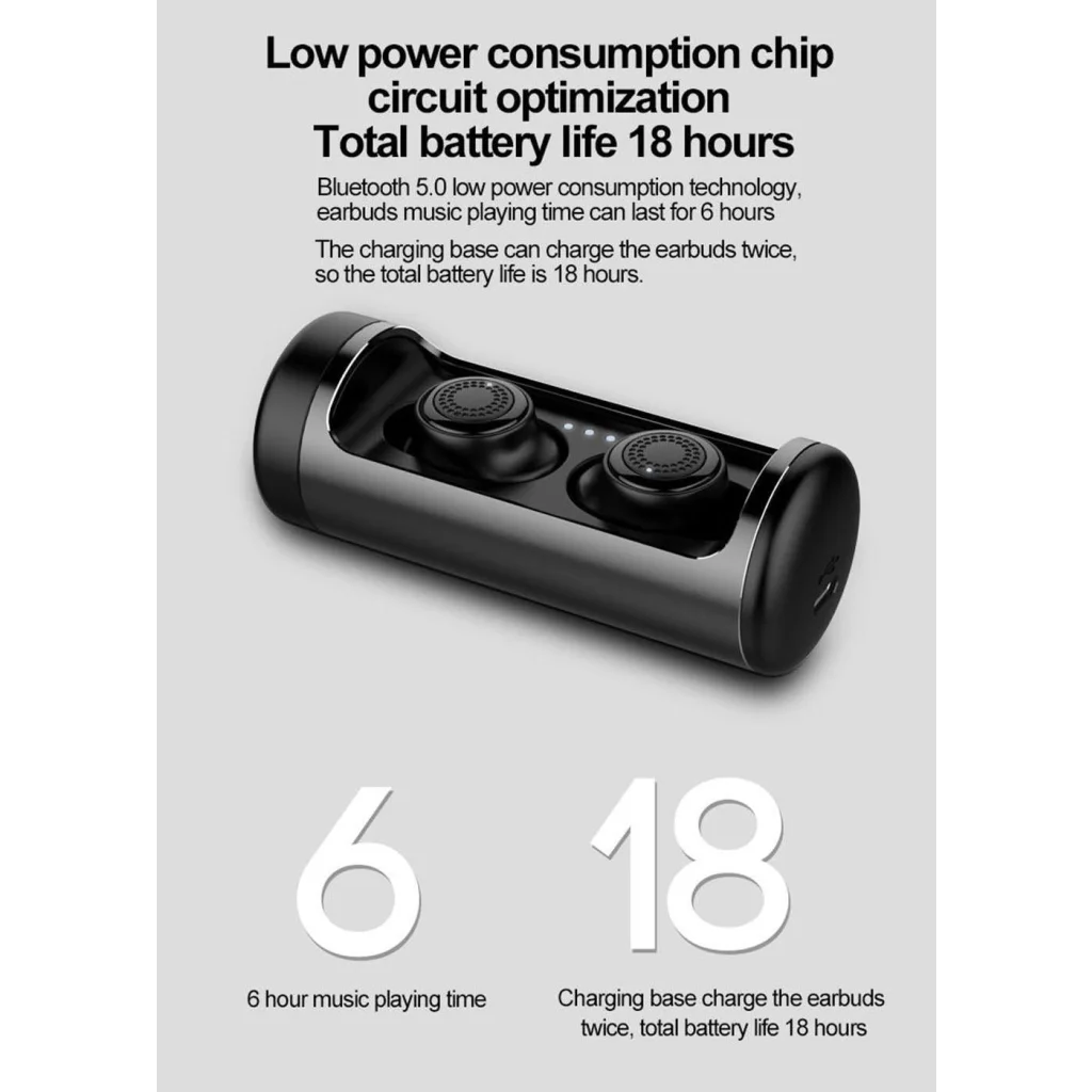 Waterproof Q63 Tws Wireless Earbuds With 3D Stereo Sound And Charging Case-1915197666690732040