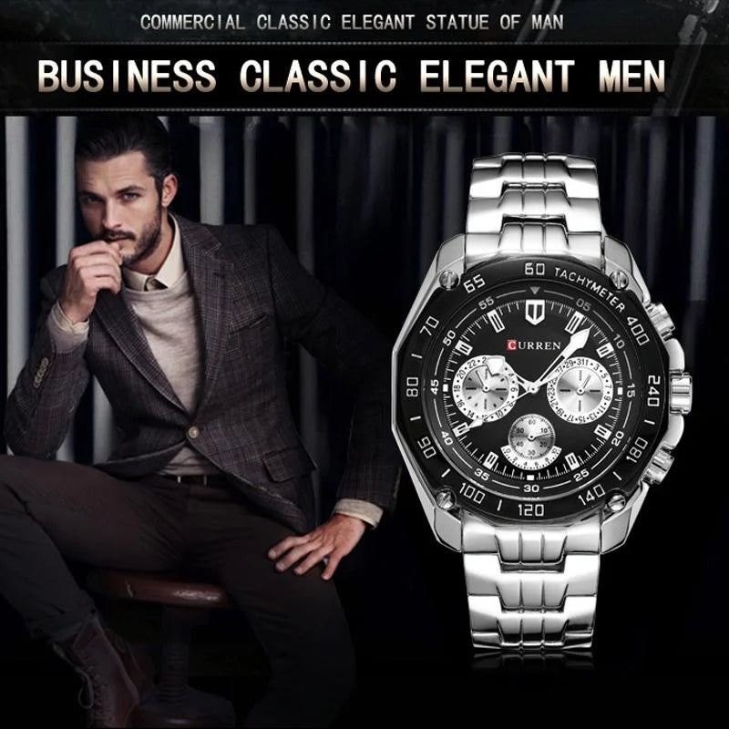 Waterproof Quartz Watch for Men - Casual Business Style