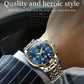 Waterproof Quartz Watch for Men - Multifunctional Business