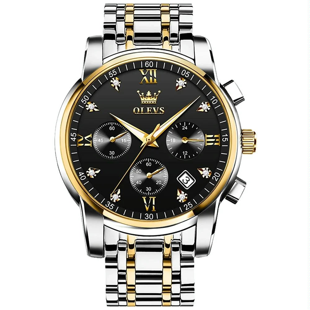 Waterproof Quartz Watch for Men - Multifunctional Business