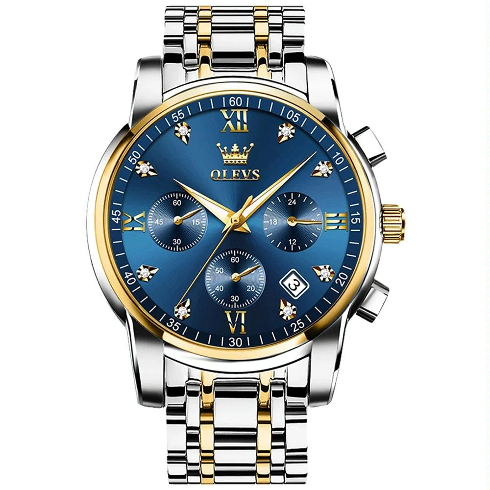 Waterproof Quartz Watch for Men - Multifunctional Business