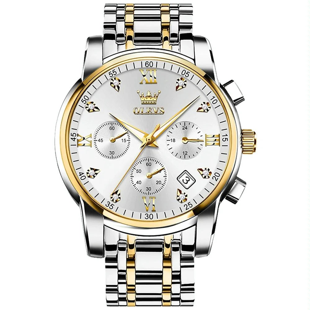Waterproof Quartz Watch for Men - Multifunctional Business