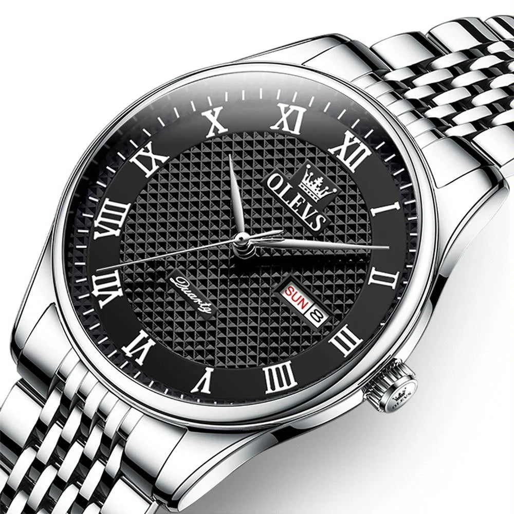 Waterproof Quartz Watch for Men - Multifunctional Business
