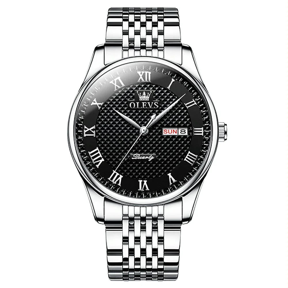 Waterproof Quartz Watch for Men - Multifunctional Business