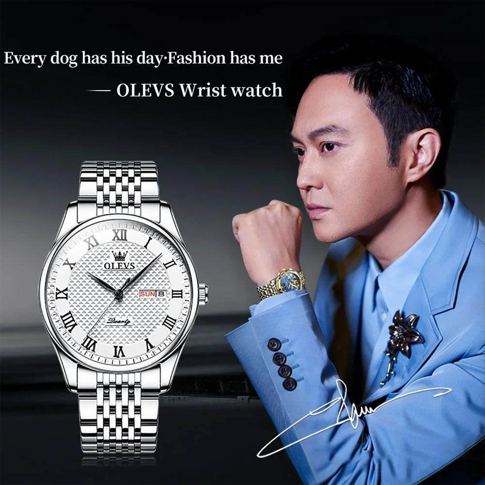 Waterproof Quartz Watch for Men - Multifunctional Business