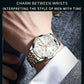 Waterproof Quartz Watch for Men with Luminous Dial - Black