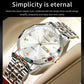 Waterproof Quartz Watch for Men with Luminous Dial - White