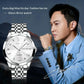 Waterproof Quartz Watch for Men with Luminous Dial - White