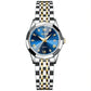 Waterproof Quartz Watch with Butterfly Buckle for Women