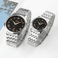 Waterproof Quartz Watch with Stainless Steel Buckle Strap