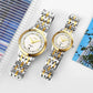 Waterproof Quartz Watch with Stainless Steel Buckle Strap