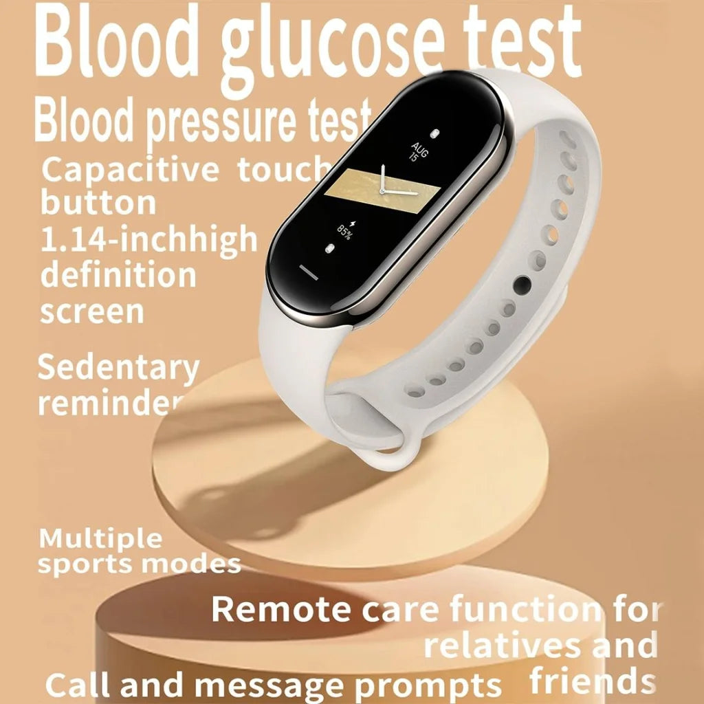 Waterproof Smart Watch With Heart Bp Oxygen And Sugar