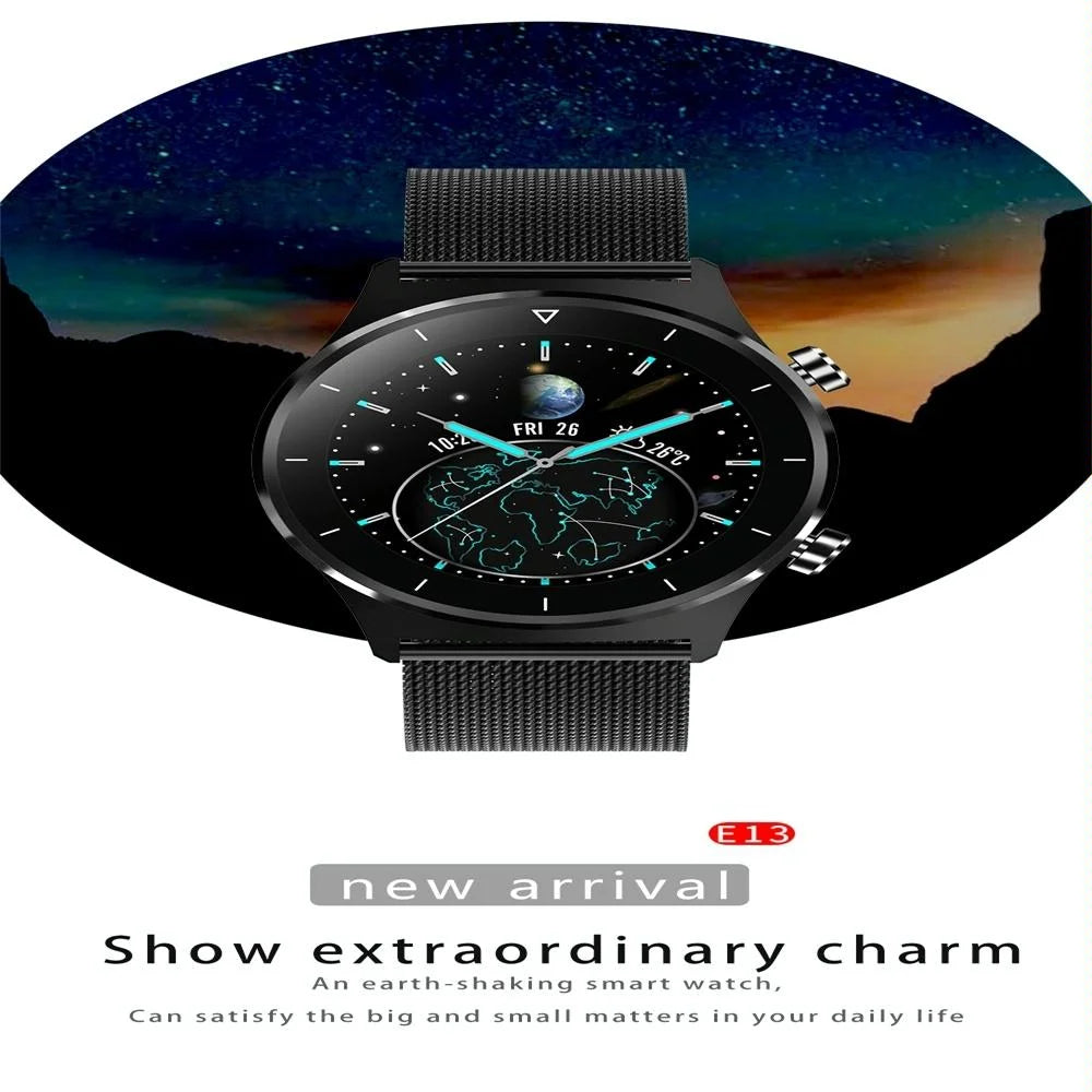 Waterproof Smart Watch With Heart / Bp / Oxygen / Sleep