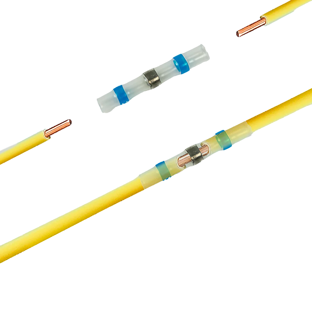 Waterproof Solder Seal Sleeve 250PCS Heat Shrink Butt Wire Connectors and Terminals