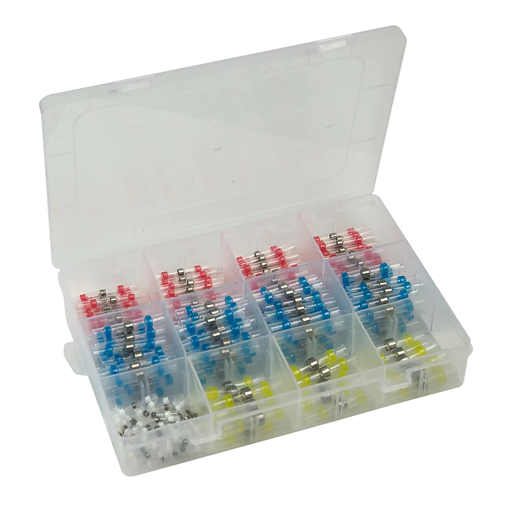 Waterproof Solder Seal Sleeve 250PCS Heat Shrink Butt Wire Connectors and Terminals