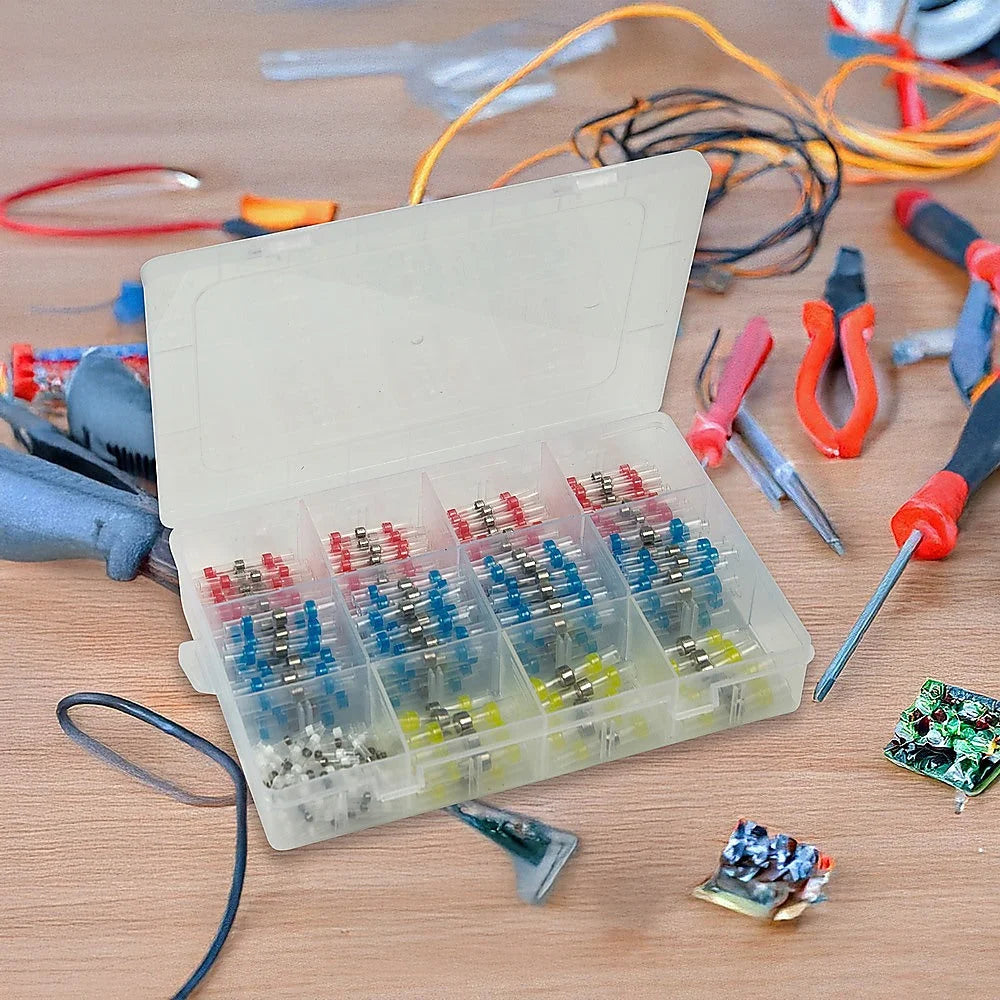 Waterproof Solder Seal Sleeve 250PCS Heat Shrink Butt Wire Connectors and Terminals