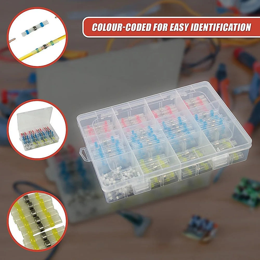 Waterproof Solder Seal Sleeve 250PCS Heat Shrink Butt Wire