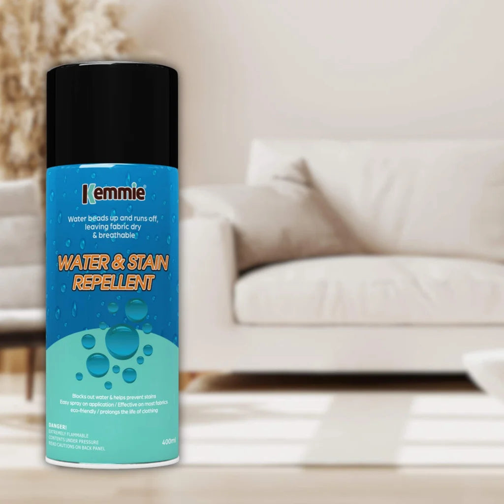 Waterproof stain repellent with colour matched pieces and support fittings