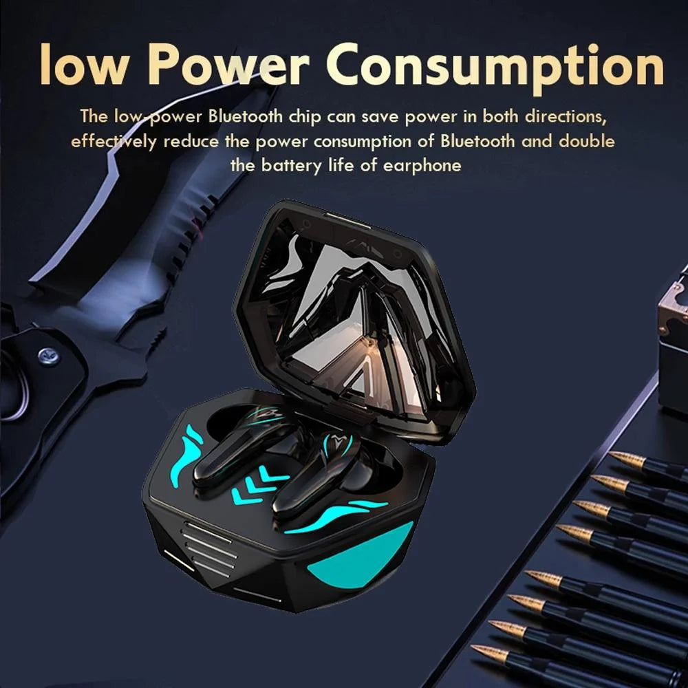 Waterproof t & g Wireless 9d Stereo Headphones with Led