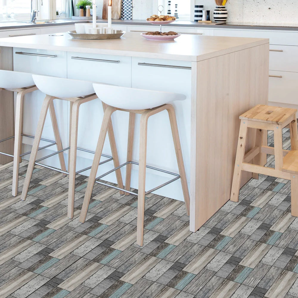 Waterproof Tiles Wallpaper Stickers Bathroom Kitchen Timber