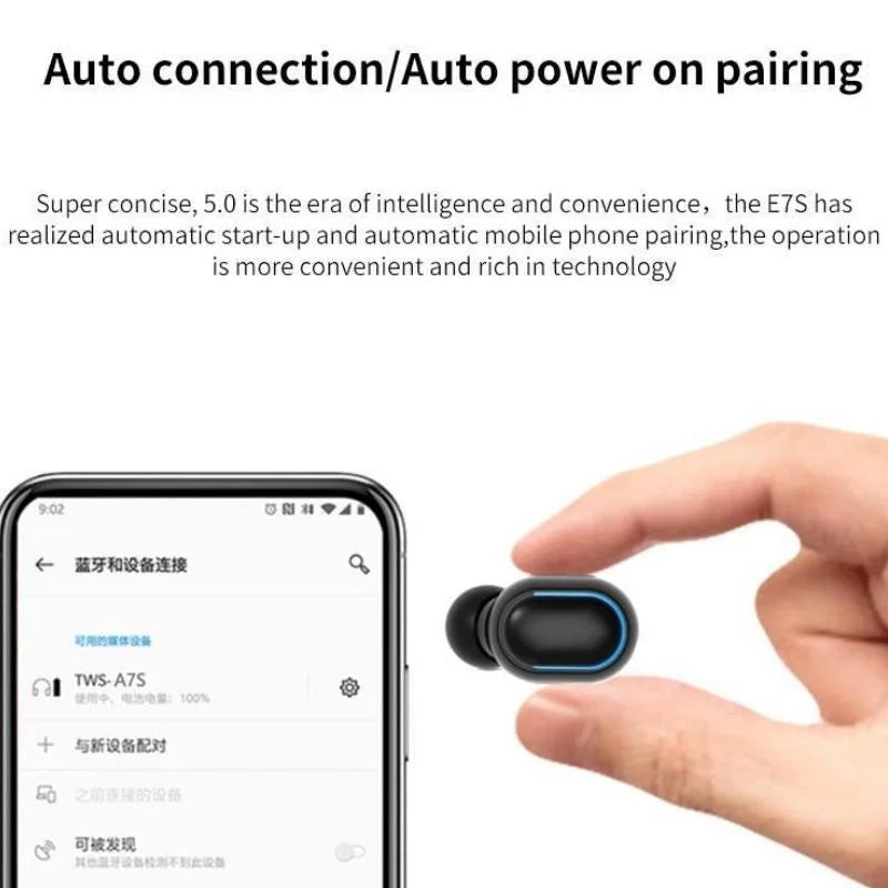 Waterproof Tws Bluetooth 5.0 In-ear Headphones for Sports