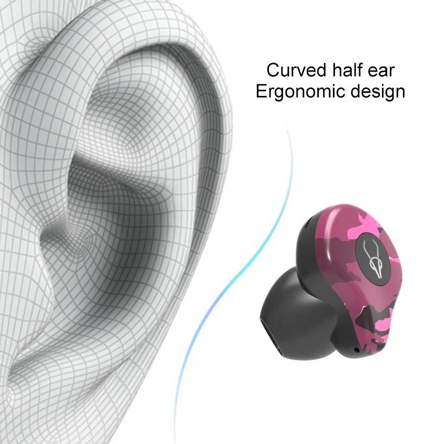 Waterproof Wireless Bluetooth Earphones With Charging Box - X12 Ultra- Sahara Camo-1915198089707261955