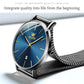 Waterproof Women Quartz Watch with Steel Strap - White